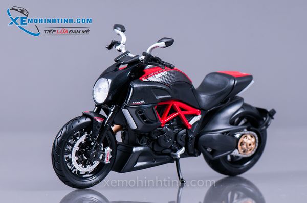 XE MÔ HÌNH DUCATI DIAVEL 1:12 MAISTO (ĐEN)