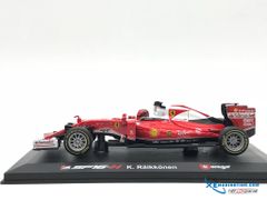 18-46802A MH BBURAGO 2016 FERRARI F1 SF15-T NO.7 K.RAIKKONEN 1:32 (ĐỎ)