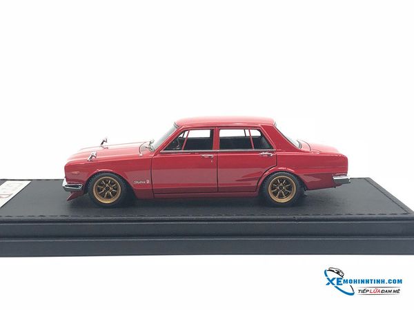 Nissan Skyline 2000 Gt ( PGC10 ) Ignittion model 1:43 ( Đỏ )