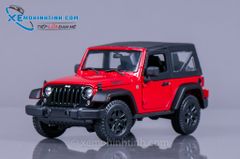 XE MÔ HÌNH JEEP WRANGLER RUBICON 2014 1:18 MAISTO (ĐỎ)