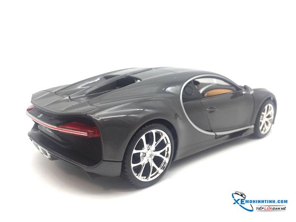 XE MÔ HÌNH BUGATTI CHIRON 1:24 MAISTO (XÁM)