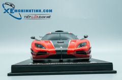 XE MÔ HÌNH KOENIGSEGG ONE:1 1:18 FRONTIART (ĐỎ CAM)