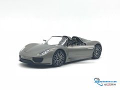 24031G MH WELLY FX PORSCHE 918 SPYDER 1:24 (XÁM MUI CỨNG )