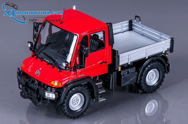 Xe Mô Hình Unimog U400 1:24 Welly (Đỏ)