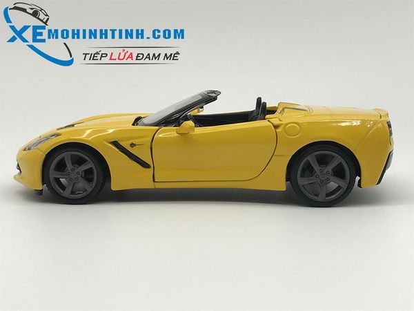 XE MÔ HÌNH CORVETTE STINGRAY 2014 1:24 MAISTO (VÀNG)