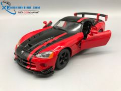 Xe Mô Hình Dodge Viper Srt10 Acr 1:24 Bburago (Đỏ Đen)