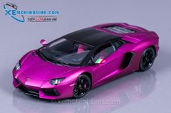 XE MÔ HÌNH LAMBORGHINI AVENTADOR LP700 1:18 WELLY-FX (TÍM)