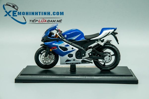 Xe Mô Hình Suzuki Gsx-R1000 1 1:18 Maisto (Xanh Dương)