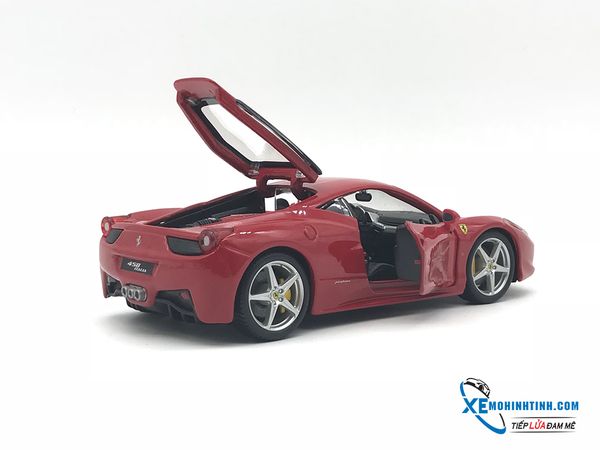 Xe Mô Hình Ferrari 458 Italia 1:24 Bburago (Đỏ)