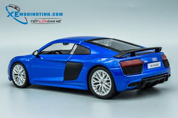 XE MÔ HÌNH AUDI R8 PLUS 1:24 MAISTO (XANH)