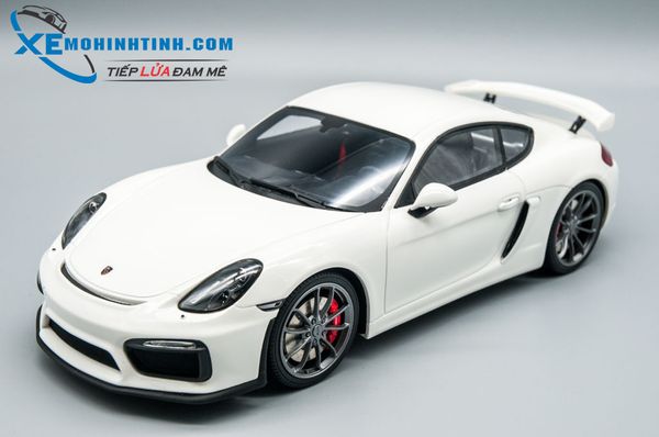 Xe Mô Hình Porsche Cayman Gt4 1:18 Gtspirit (Trắng)