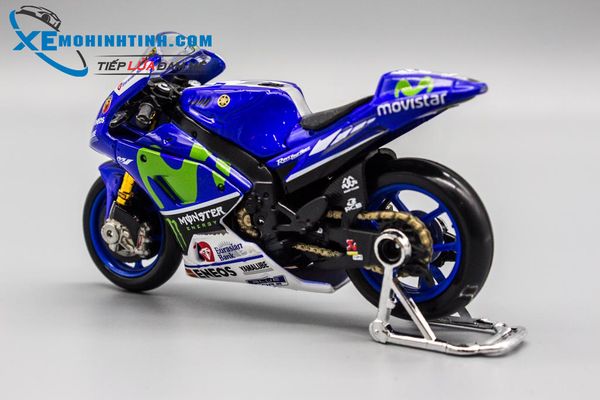 XE MÔ HÌNH YAMAHA NO 46 FACTORY TEAM 2016 1:18 MAISTO (XANH)