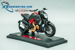 XE MÔ HÌNH DUCATI DIAVEL CARBON 1:18 MAISTO (ĐEN)