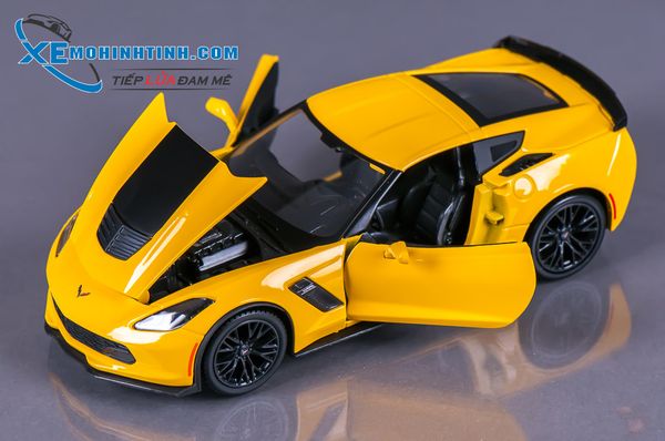 Xe Mô Hình Chevrolet Corvette 2015 Z06 1:24 Maisto ( Vàng )
