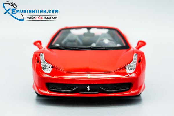 Xe Mô Hình Ferrari 458 Spider 1:24 Bburago (Đỏ)