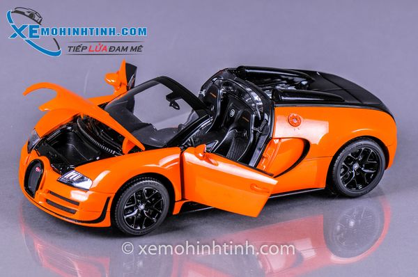 XE MÔ HÌNH BUGATTI VEYRON GRAND SPORT VITESSE 1:18 RASTAR (CAM)