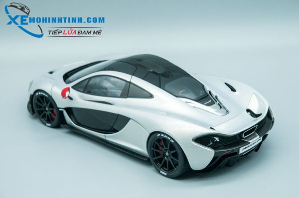 XE MÔ HÌNH McLAREN P1 1:18 AUTOART (BẠC ĐỎ)