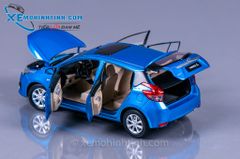 XE MÔ HÌNH TOYOTA YARIS 1:18 PAUDI (XANH DƯƠNG)