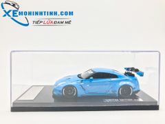 Nissan GTR R35 Liberty Walk 1:43 Onemodel (Xanh)