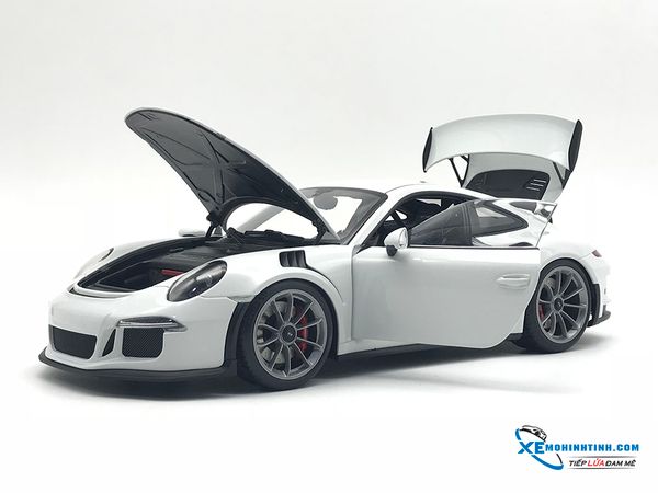 78166 MH 1:18 PORSCHE 911(991) GT3 RS (WHITE/DARK GREY WHEELS)