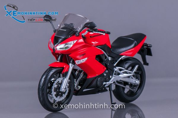 XE MÔ HÌNH KAWASAKI NINJA 650 2009 1:10 WELLY (ĐỎ)