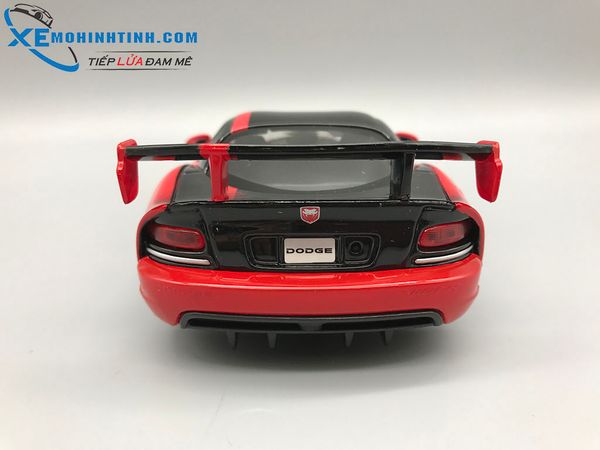 Xe Mô Hình Dodge Viper Srt10 Acr 1:24 Bburago (Đỏ Đen)