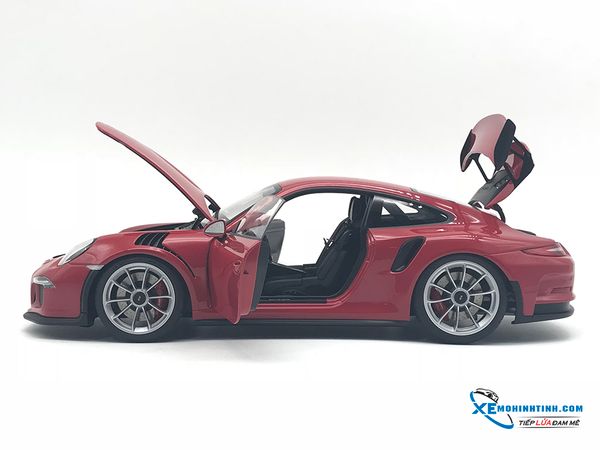 78165 MH 1:18 PORSCHE 911(991) GT3 RS (GUARDS RED/SILVER WHEELS)
