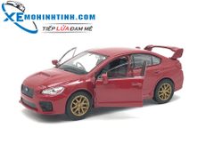 HỘP XE MÔ HÌNH Subaru Impreza WRX STI WELLY 1:36 (Đỏ)