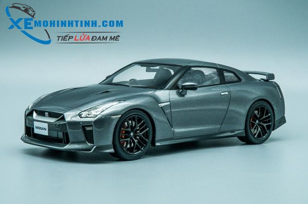 XE MÔ HÌNH NISSAN GT-R35 2017 1:18 TARMAC WORKS(XÁM)