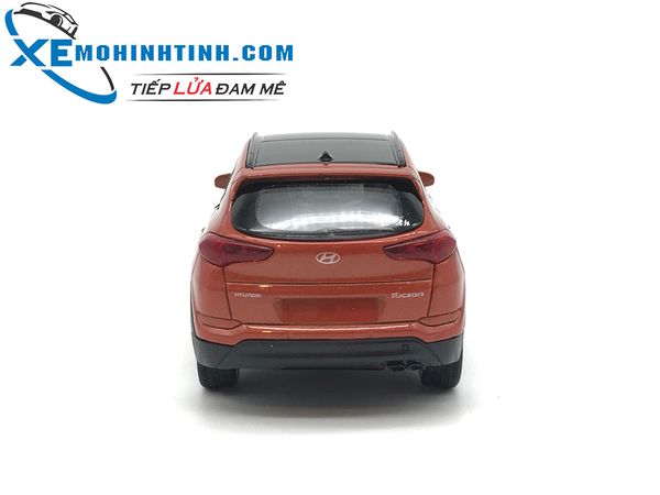 HỘP XE MÔ HÌNH Hyundai Tucson WELLY 1:36 (Cam )