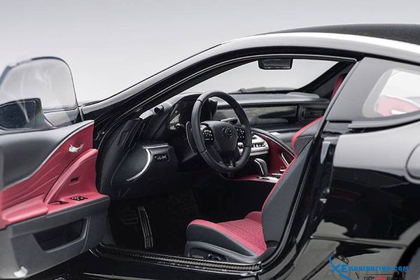 XE MÔ HÌNH LEXUS LC 500 (BLACK/DARK ROSE INTERIOR) 1/18 AUTOART