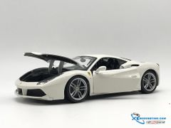 18-16008 MH BBURAGO FERRARI 488 GTB 1:18 (TRẮNG)