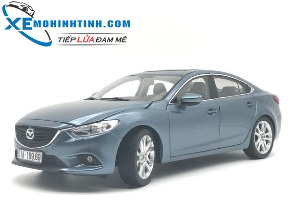 Xe Mô Hình Mazda 6 2014 1:18 Paudi (Xanh)