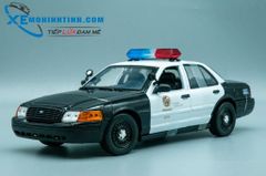 Xe Mô Hình Ford Crow Victoria Los Angeles Police Department Patrol Car 1:18 Daron