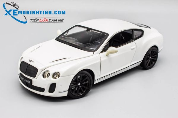 XE MÔ HÌNH BENTLEY CONTINENTAL 1:24 MZ (TRẮNG)