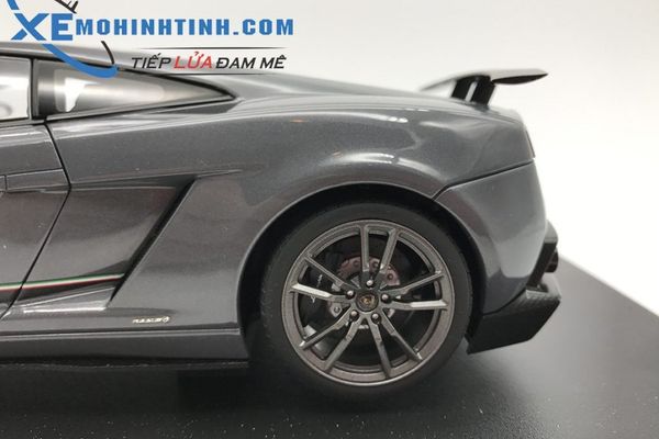 XE MÔ HÌNH LAMBORGHINI GALLARDO LP570-4 SUPERLEGGERA (XÁM)