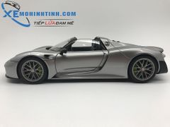 1/18 PORSCHE 918 SPYDER WEISSACH PACKAGE (GT SILBER METALLIC/SILVER METALLIC)