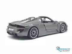 Xe Mô Hình Porsche 918 Spyder Roadster 1:24 Bburago ( Xám )