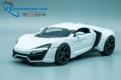 Xe Mô Hình Lykan Hypersport 1:24 Jada Toys (Trắng)