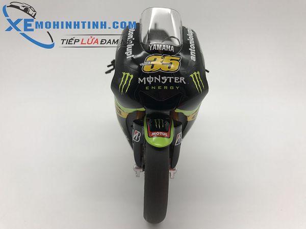 XE MÔ HÌNH YAMAHA YZR M1 MONSTER YAMAHA TECH CAL CRUTCHLOW 35 1:12 MINICHAMPS (ĐEN)