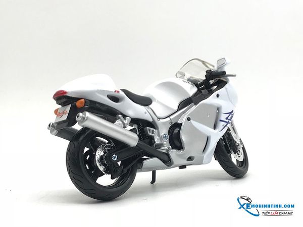 Suzuki GSX 1300R Hayabusa 1:12 Maisto ( Trắng )