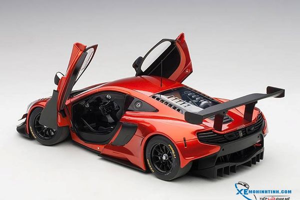 XE MÔ HÌNH McLAREN 650S GT3 (VOLCANO ORANGE/ BLACK ACCENTS) 1/18 AUTOART