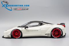 XE MÔ HÌNH FERRARI 458 LB PERFORMANCE 1:18 AGU (TRẮNG)