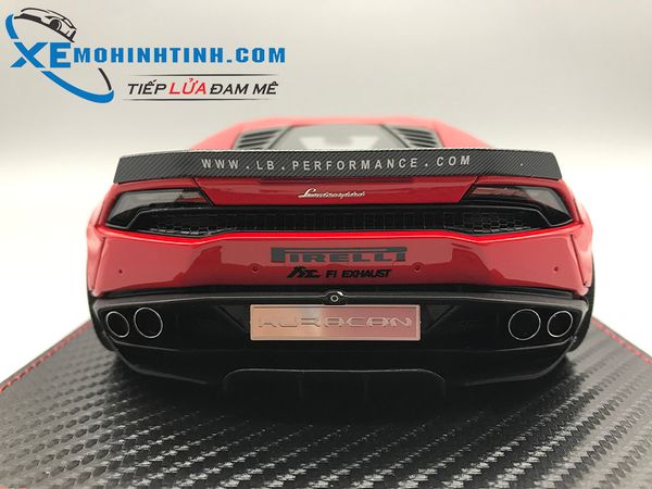 XE MÔ HÌNH LAMBORGHINI HURACAN LIBERTY WALK 1:18 GSMODEL (ĐỎ)