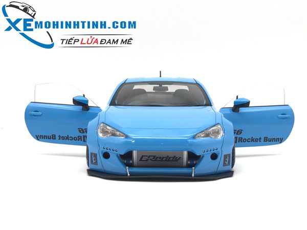 1:18 ROCKET BUNNY TOYOTA 86 (METALLIC SKY BLUE/BLACK WHEELS)