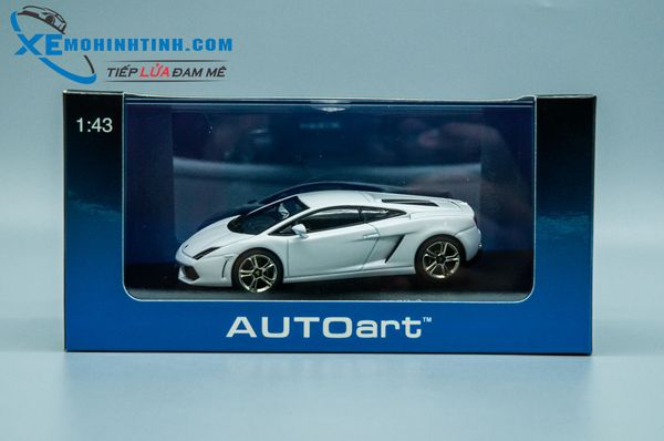 Xe Mô Hình Lamborghini Gallardo Lp560-4 1:43 Autoart (Trắng)