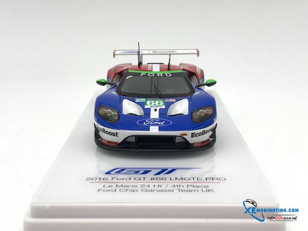 TSM430106 MH TSM-MODEL 1:43 FORD GT #66 2016 24HR. OF LE MANS LMGTE PRO 4TH PLACE FORD CHIP GANASSI TEAM UK