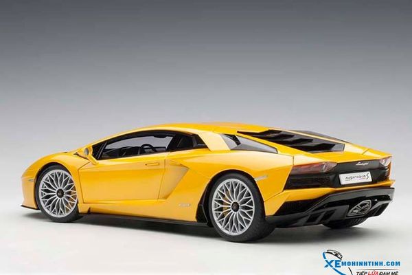 XE MÔ HÌNH LAMBORGHINI AVENTADOR S (NEW GIALLO ORION/METALLIC YELLOW) 1/18 AUTOART