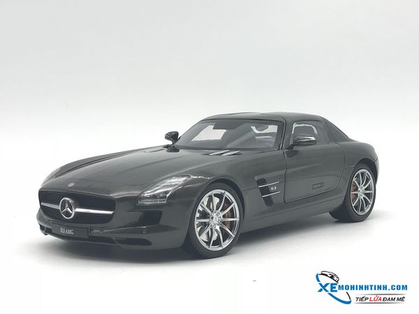 XE MÔ HÌNH MERCEDES-BENZ SLS AMG 1:18 GTAUTOS (NÂU)