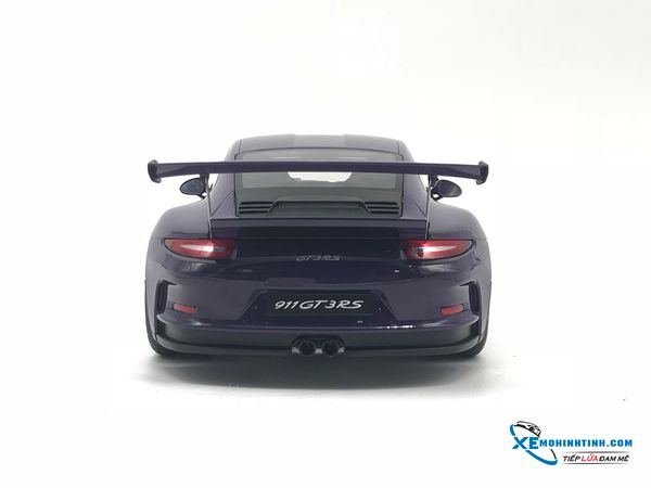 1/18 PORSCHE 911(991) GT3 RS (ULTRAVIOLET/SILVER WHEELS)